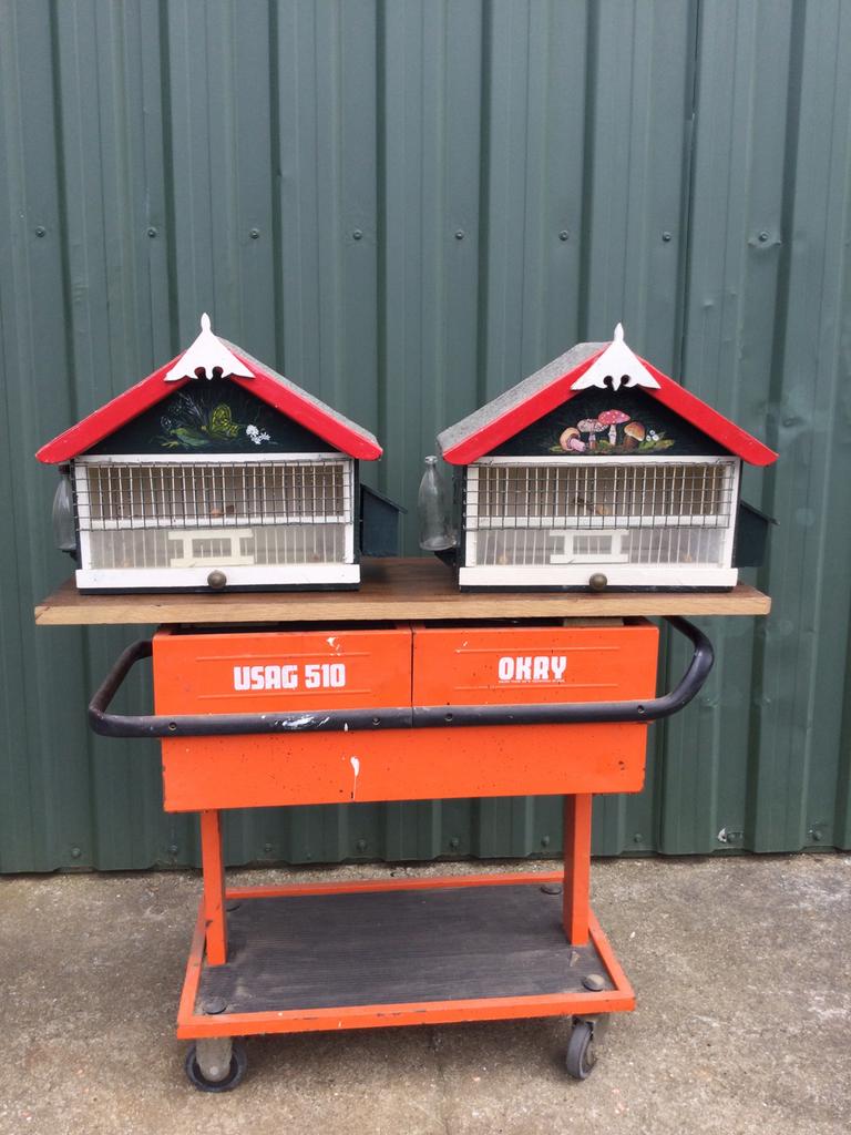 Vinkenkooien, Dieren en Toebehoren, Ophalen of Verzenden, Gebruikt, Hout, Broedkooi of Kweekkooi