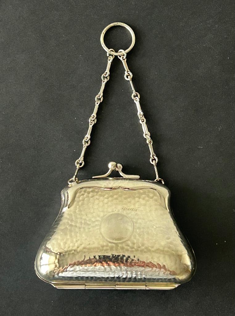 vintage verzilverde EPNS portemonnee geldbeugel, Ophalen of Verzenden