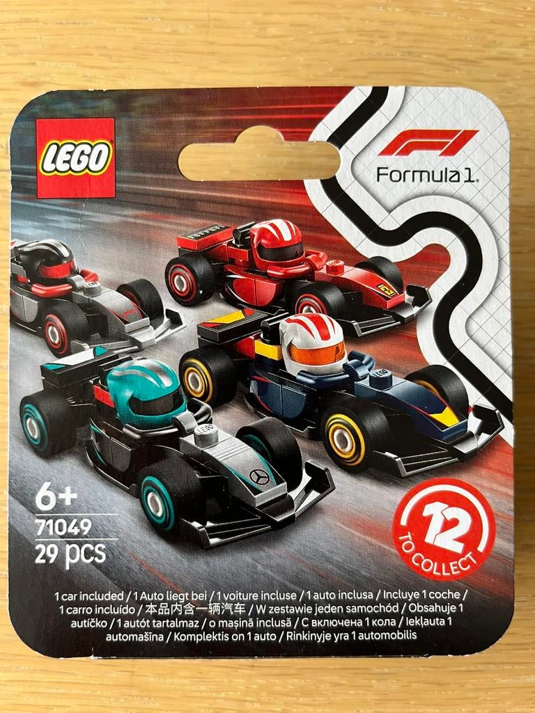 Lego 71049 F1 collectibles NIEUW!Meerdere Doosjes, Kinderen en Baby's, Speelgoed | Duplo en Lego, Ophalen, Nieuw, Complete set