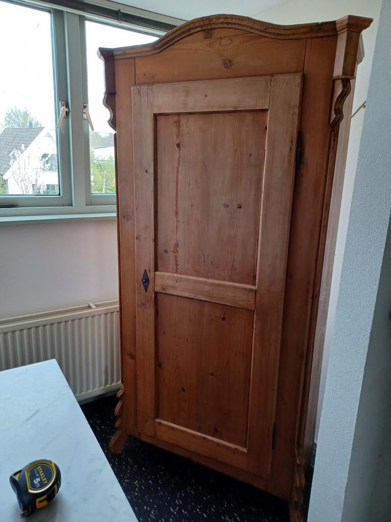 Grenen kast in goede staat, Huis en Inrichting, Ophalen, Gebruikt, 50 tot 100 cm, 150 tot 200 cm