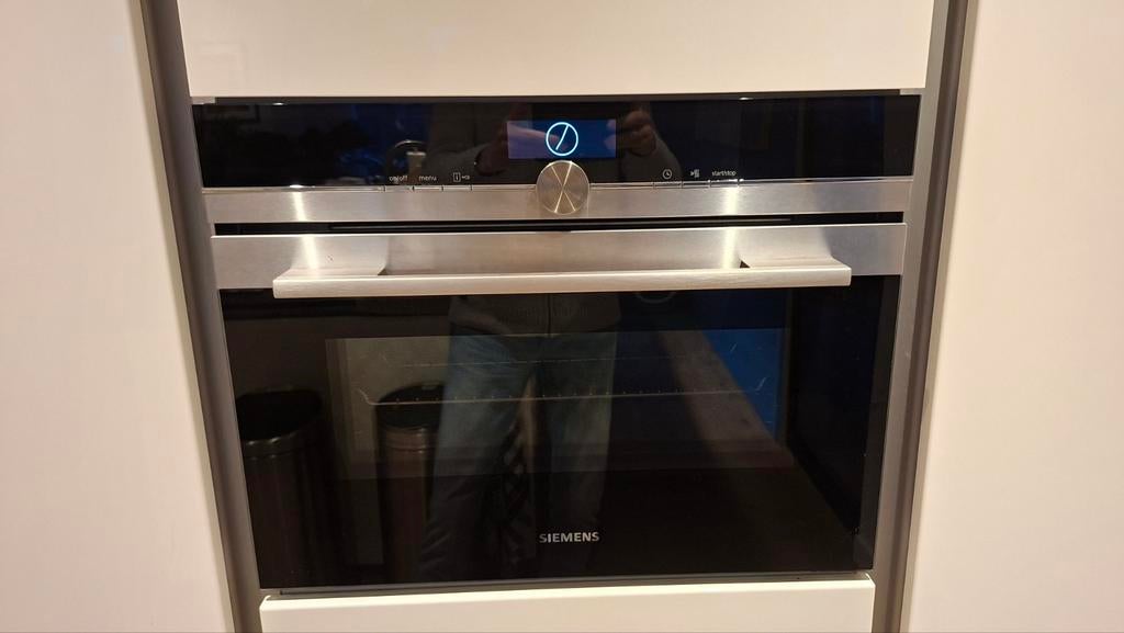 Siemens iQ700 Inbouw Bak/Stoomoven - Zo goed als nieuw, Ophalen, Zo goed als nieuw, 45 tot 60 cm