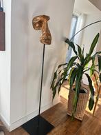 Hoofd van Michelangelo's David op sokkel, kunst, Antiek en Kunst, Ophalen