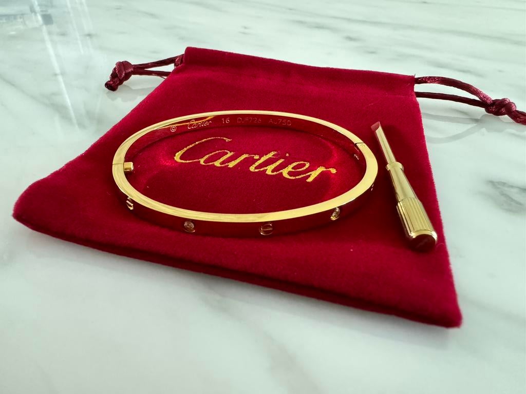 Cartier love armband, Sieraden, Tassen en Uiterlijk, Armbanden, Ophalen of Verzenden, Nieuw