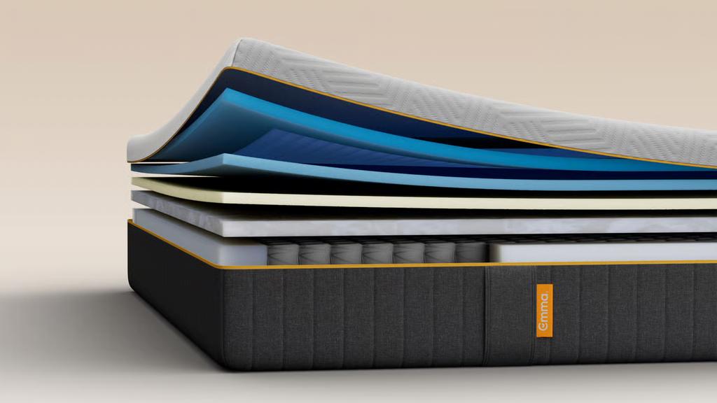 200x200 EMMA SLEEP 27CM | MATRTAS ORIGINAL ELITE | AIRGRID, Ophalen, Wit, Overige maten, 200 cm