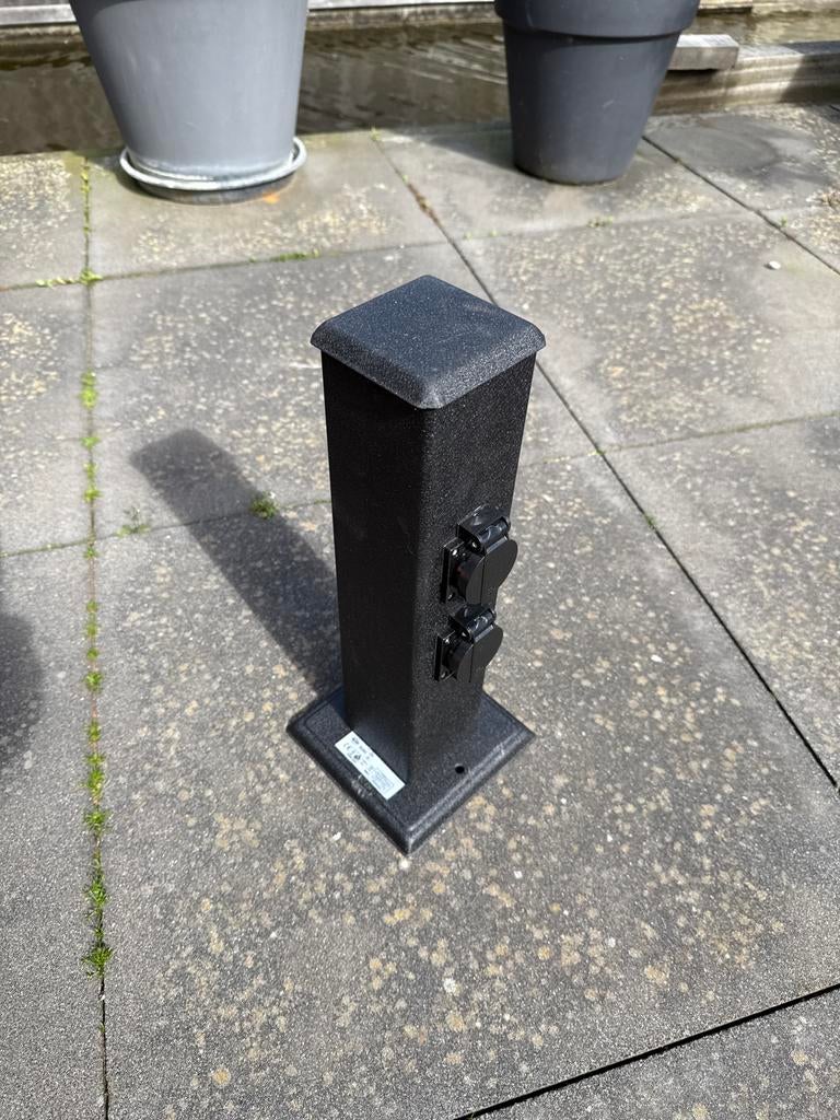 Buitenstopcontact Zuil - Waterbestendig nieuw, Kunststof, Gebruikt, Minder dan 50 watt, Overige typen