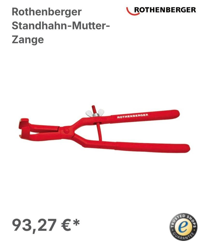 Kranentang om de moer onder wasbak aan te draaien, Ophalen of Verzenden, Gebruikt