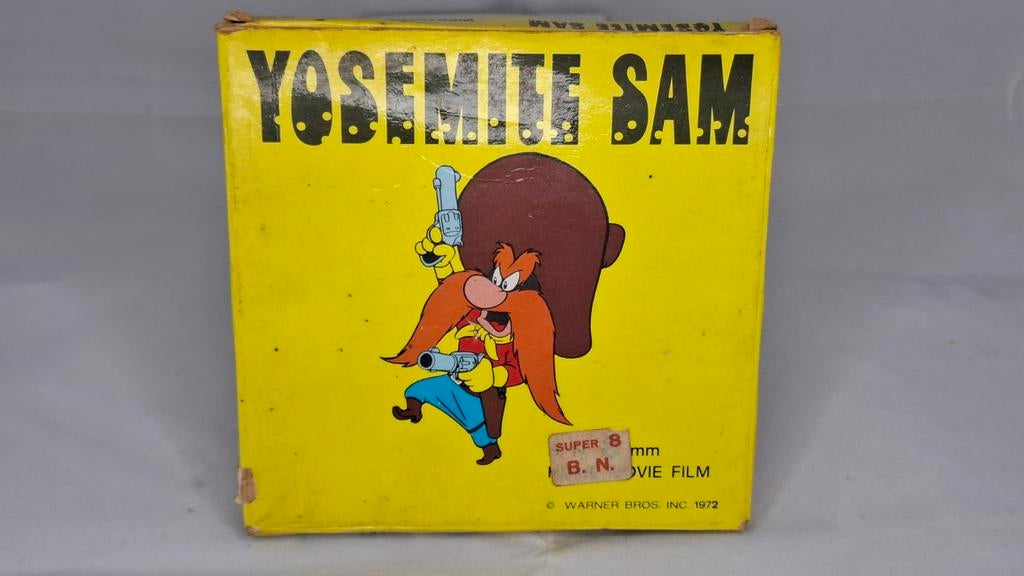 Vintage Super 8 mm Film: Yosemite Sam (Warner Bros. 1972), Audio, Tv en Foto, Filmrollen, Ophalen of Verzenden, 8mm film