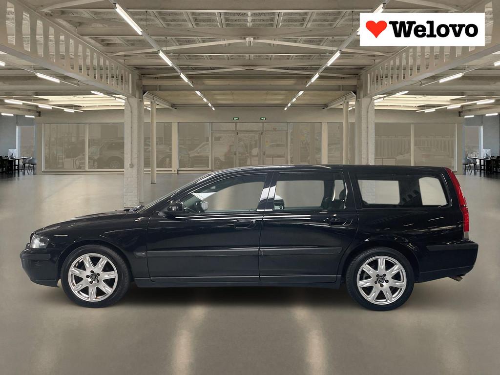 Volvo V70 2.4 Comfort Line Rijklaar+garantie automaat, trekh, Auto's, Volvo, 1556 kg, Stof, Zwart, Zwart