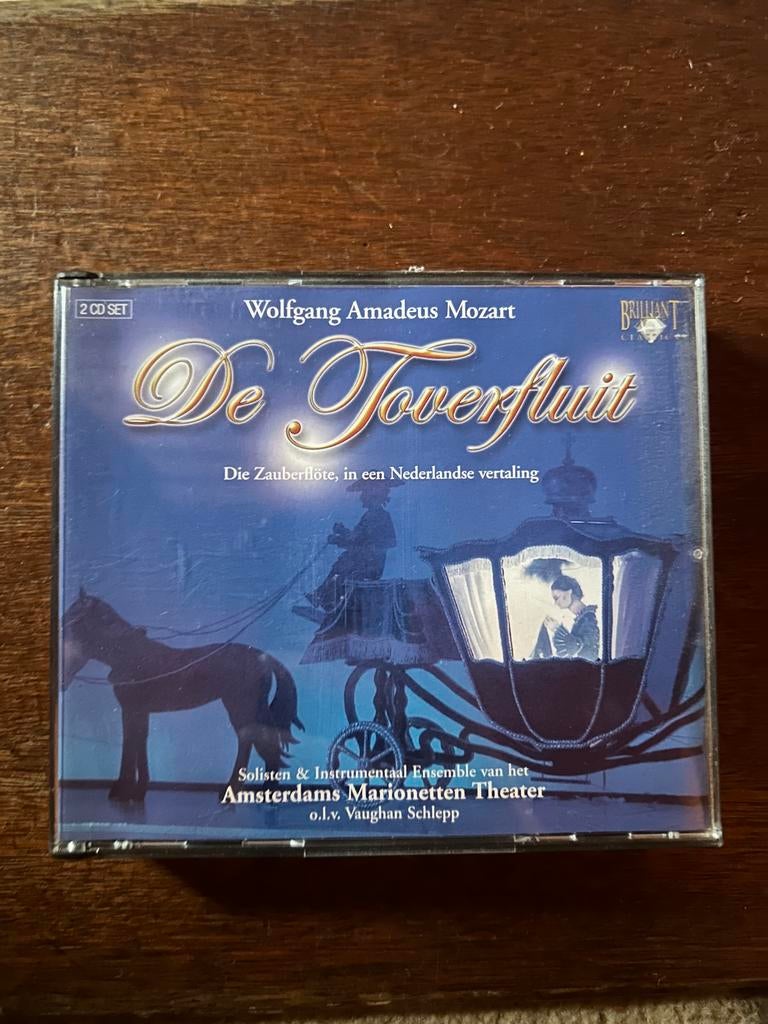 Mozart's De Toverfluit - 2 CD set - Nederlands, Cd's en Dvd's, Met libretto, Opera of Operette, Ophalen of Verzenden, Zo goed als nieuw