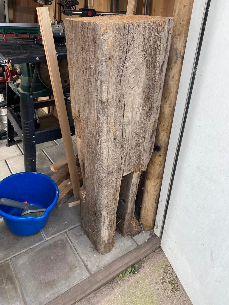 Boerderijgebint, geimpregneerd en in zeer goede staat!, Doe-het-zelf en Verbouw, Hout en Planken, Gebruikt, 25 tot 50 mm, Balk