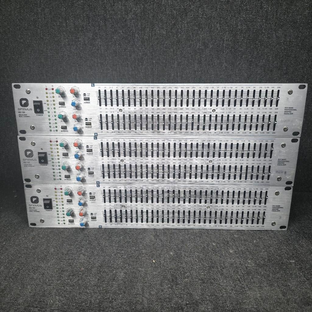 OPTIMUS  2 x 31 bands  equalizer, Ophalen of Verzenden, Audio