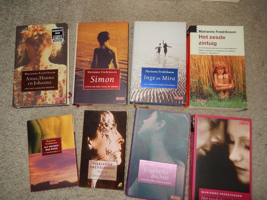 8x Fredriksson Inge& Mira Simon 6e Zintuig Raadsel vd Liefde, Boeken, Literatuur, Zo goed als nieuw, Europa overig, Ophalen of Verzenden