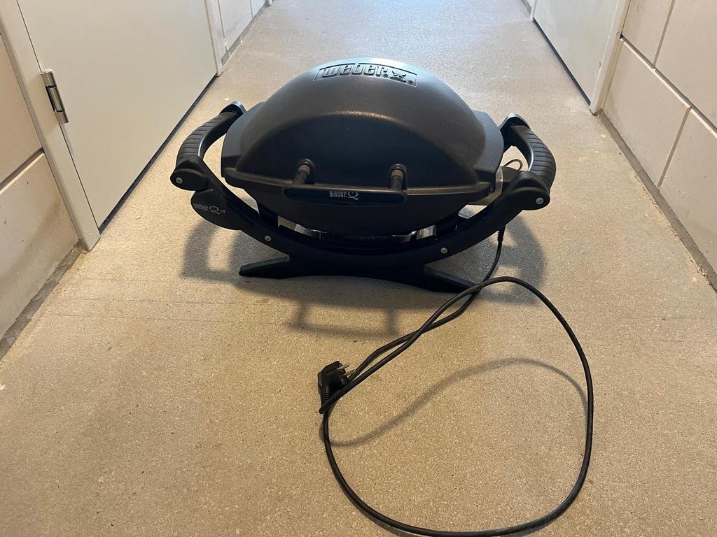 Weber elektrische BBQ, Tuin en Terras, Elektrische barbecues, Ophalen of Verzenden, Gebruikt