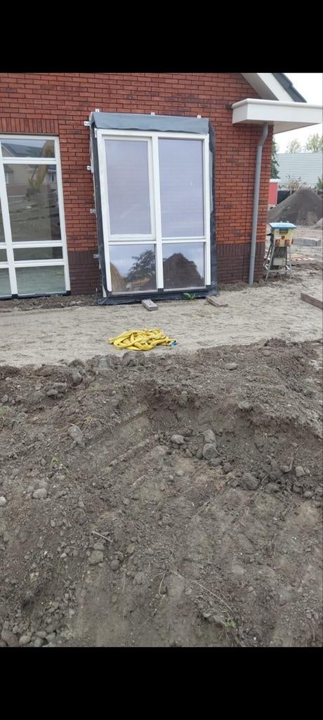 Buitenkozijn met draaikiepraam, Ophalen, Kunststof, Raamkozijn, Zo goed als nieuw