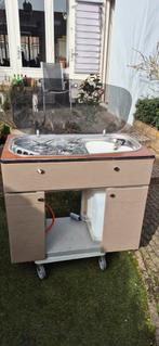 Camper keuken unit met 3-pits gasfornuis en spoelbak, Caravans en Kamperen, Verzenden