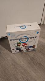 Mario kart Wii spel met stuurtje compleet., Racen en Vliegen, Ophalen of Verzenden, Zo goed als nieuw, 3 spelers of meer