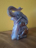 UNIEK // Grote olifant agaat & amethist 1,4 kg, Verzenden