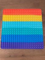 Grote Pop It fidget toy regenboogkleuren, Ophalen of Verzenden, Zo goed als nieuw, Jongen of Meisje