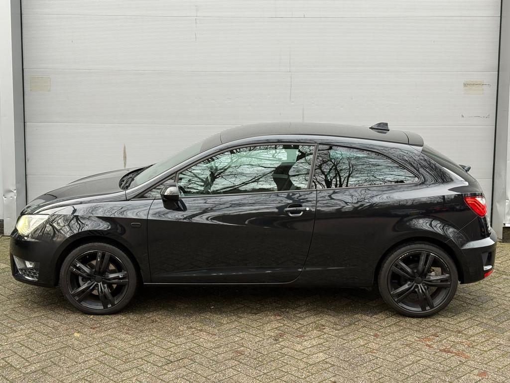 Seat Ibiza SC 1.4 TSI Cupra DSG l l Navi l Xenon l Stoelverw, Auto's, Seat, Gebruikt, Zwart, 4 cilinders, Leder