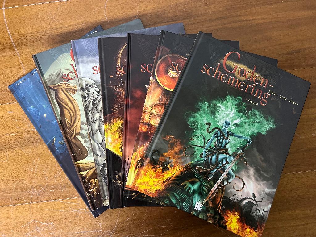 Goden Schemering HC 0 t/m 6 compleet als nieuw, Complete serie of reeks, Ophalen of Verzenden, Zo goed als nieuw