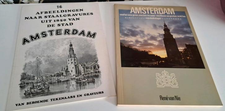 2 softcover Boeken over Amsterdam, Boeken, Geschiedenis | Stad en Regio, Gelezen, Ophalen of Verzenden
