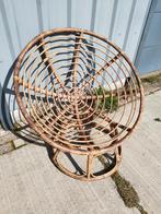 Rotan papasan stoel, Ophalen of Verzenden, Bruin, Eén