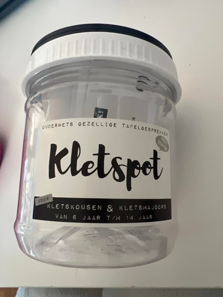 Kletspot voor gezellige tafelgesprekken (6-14 jaar), Ophalen, Minder dan 500 stukjes, Nieuw, Overige typen