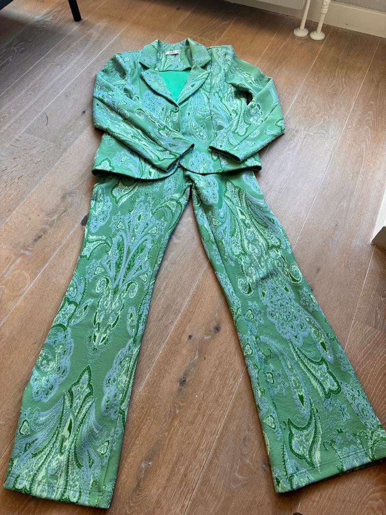 Zizo pak blazer maat 40, broek maat 38, Maat 38/40 (M), Kostuum of Pak, Ophalen of Verzenden, Zo goed als nieuw