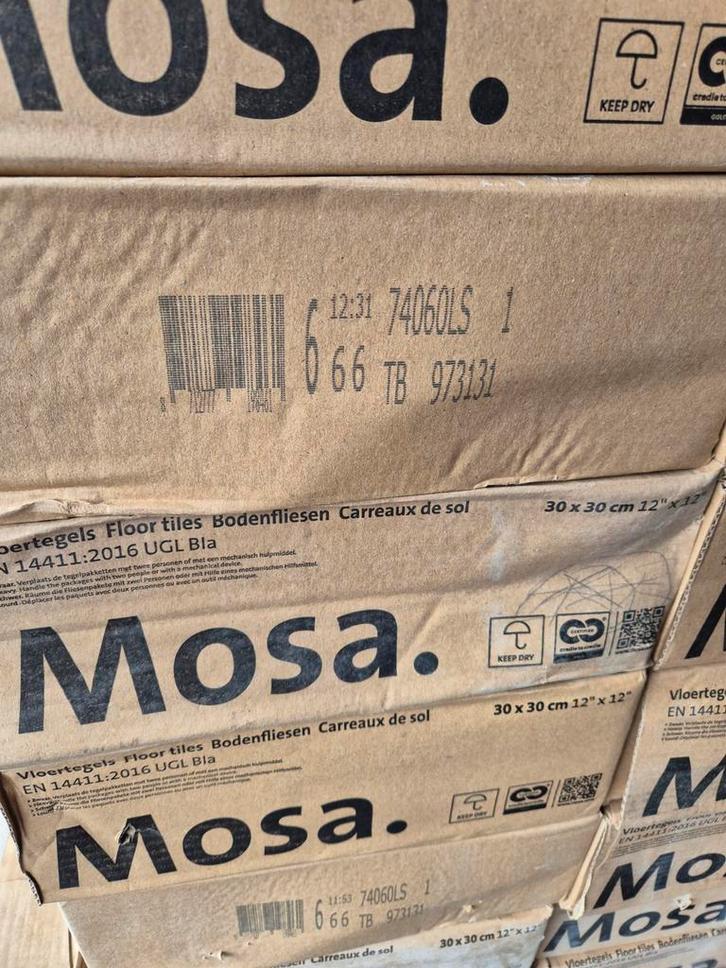 Mosa tegels 30x30, Doe-het-zelf en Verbouw, Tegels, Nieuw, Wandtegels, Keramiek, 20 tot 40 cm, 20 tot 40 cm, 10 m² of meer, Ophalen