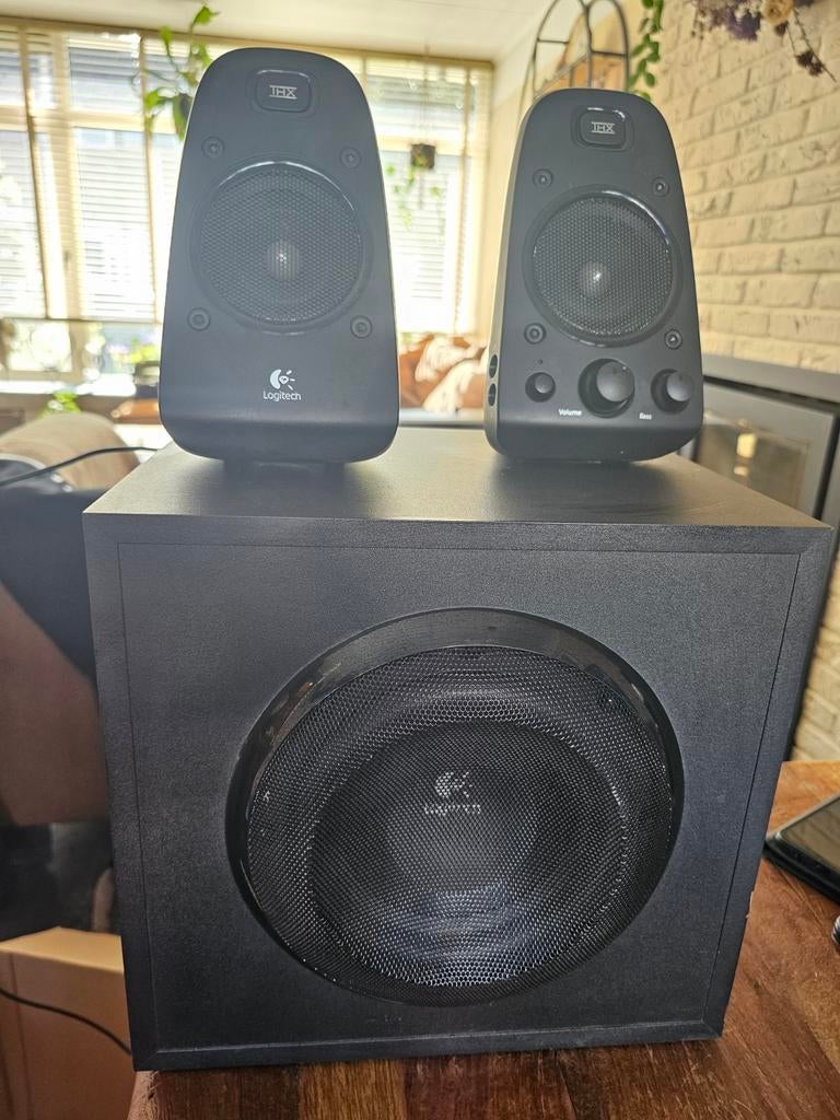 Logitech Z623 Speakerset, Computers en Software, Pc speakers, Ophalen of Verzenden, Niet werkend, Audiokanaal 2.1, Logitech