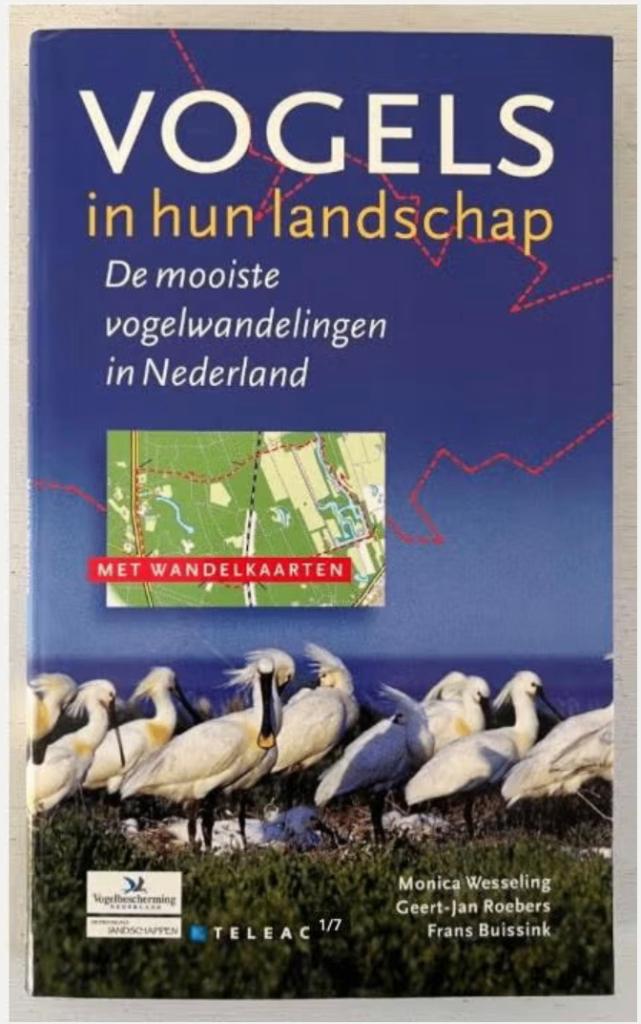 Vogels in hun landschap (met wandelkaarten), Ophalen of Verzenden, Zo goed als nieuw, Vogels