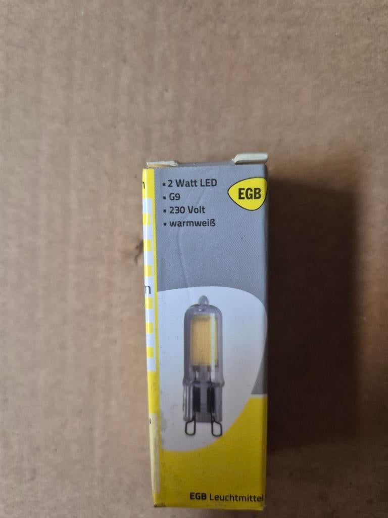 EGB LED-lamp G9 fitting, 2 Watt, warmwit, Huis en Inrichting, Lampen | Losse lampen, Led-lamp, Minder dan 30 watt, Nieuw, E27 (groot)