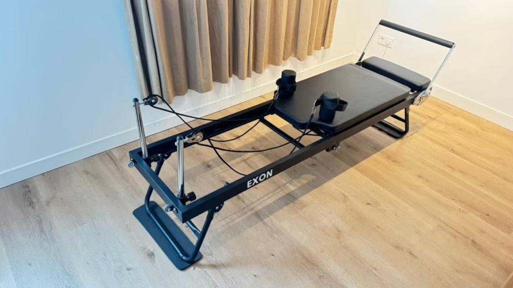 Pilates Reformer Exon (inklapbaar), Verzenden, Bennet@exonsport.com, Rockplein 39, 2033KK, Haarlem, Zo goed als nieuw