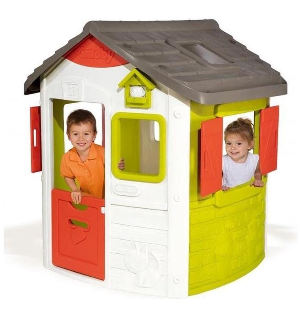 Smoby kinderspeelhuis neo jura lodge, Ophalen, Zo goed als nieuw, Kunststof