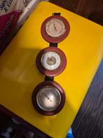 Vintage Weerstation: Barometer, Thermometer, Hygrometer, Ophalen of Verzenden, Gebruikt, Weerstation
