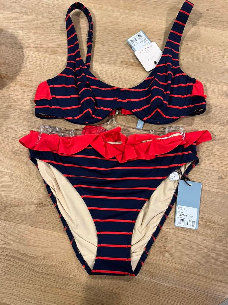 Marie Jo bikini 38/ 75B slip 38 NIEUW!! Nu €25,-, Ophalen of Verzenden, Nieuw, Bikini