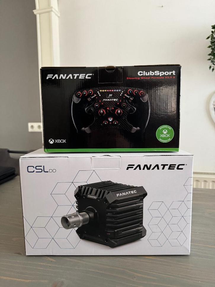 Fanatec stuur + base, Computers en Software, Joysticks, Nieuw, Ophalen