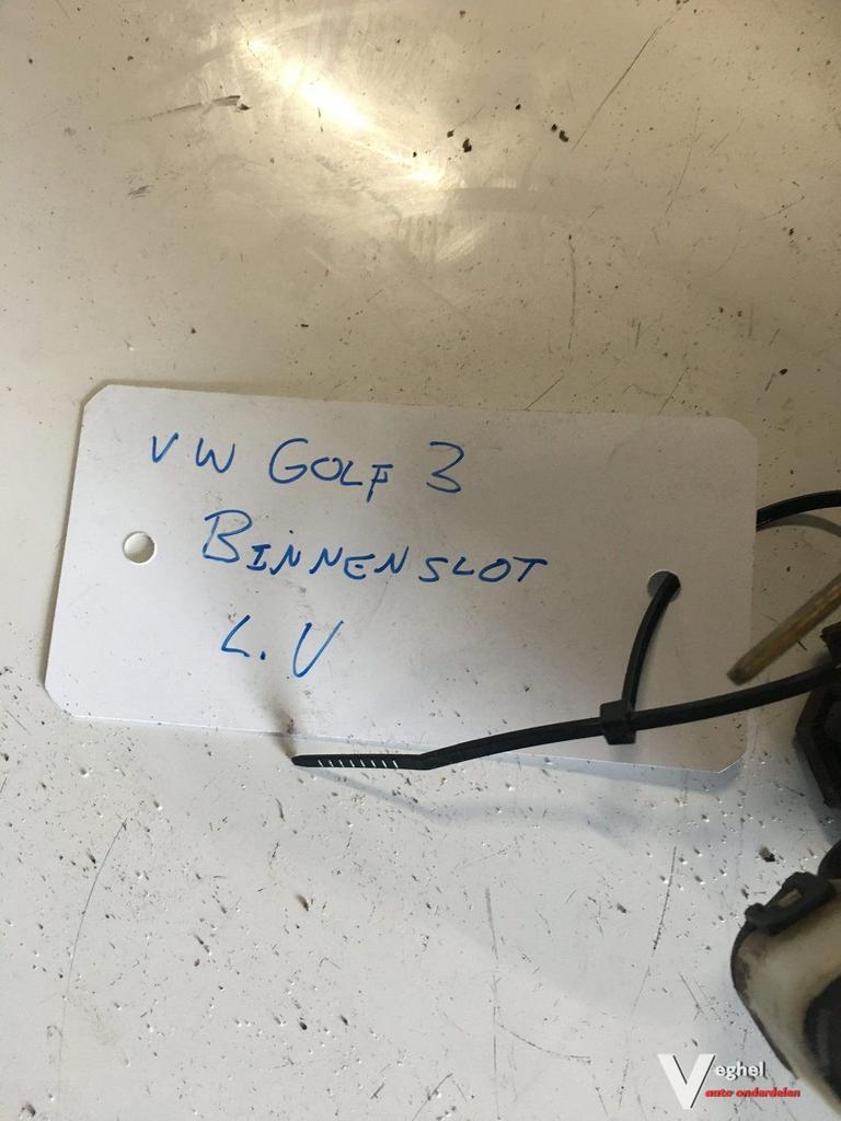 Vw Golf 3 1996 Binnenslot Linksvoor, Gebruikt, -, -, Ophalen of Verzenden