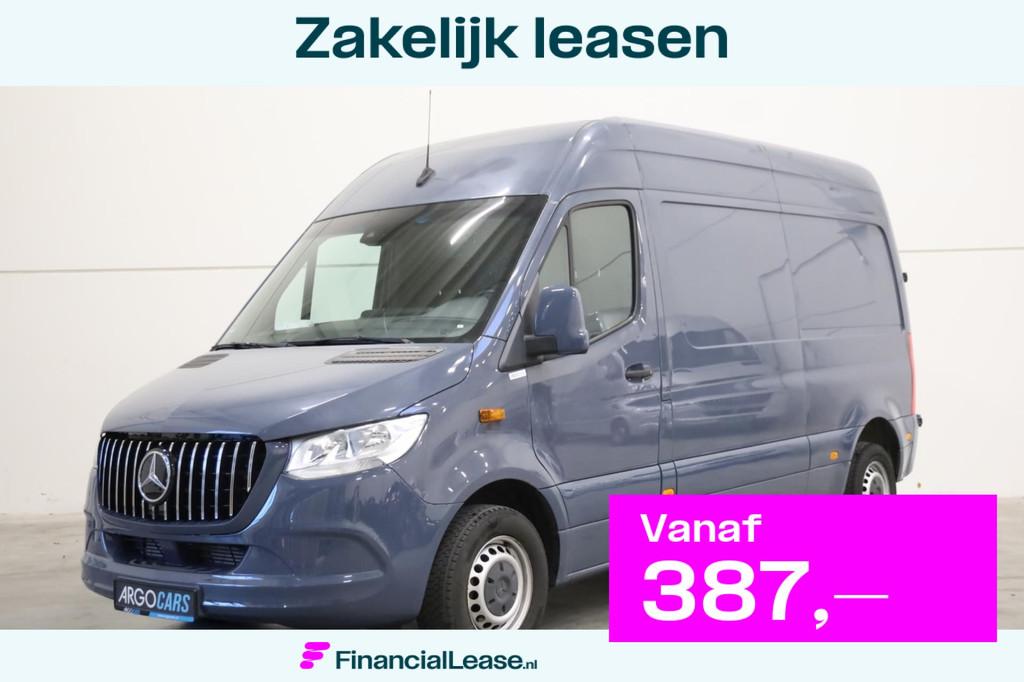 Mercedes-Benz Sprinter 314 CDI L2/H2 GRIJS CAMERA BLIS CLIMA, Stof, Gebruikt, Zwart, Bedrijf