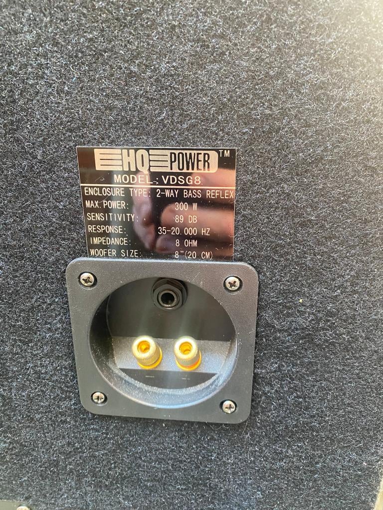 Luidsprekers HQ Power VDSG8, Overige merken, -, -, Ophalen of Verzenden