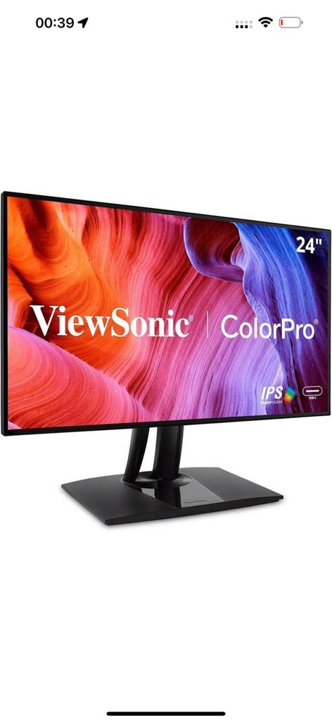 ViewSonic VP2468a 24 inch Full HD Professional Display, Ophalen of Verzenden, Nieuw, Full HD