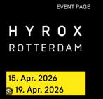 Hyrox Rotterdam 15-19 April 1 kaart, Tickets en Kaartjes, Evenementen en Festivals, Eén persoon