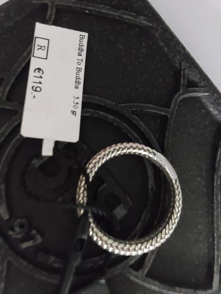 Buddha to Buddha zilveren ring maat 19, Ophalen of Verzenden