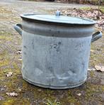 zinken ton met deksel, Antiek en Kunst, Ophalen
