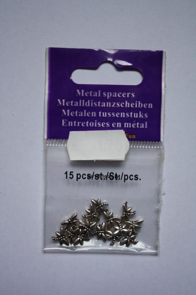 1 zakje a 15 stuks metalen tussenstukjes, Ophalen of Verzenden, Nieuw, Tussenstuk of Tussenkraal