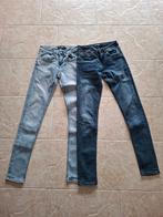 Spijkerbroeken, Ophalen, Zwart, Zo goed als nieuw, Maat 34 (XS) of kleiner