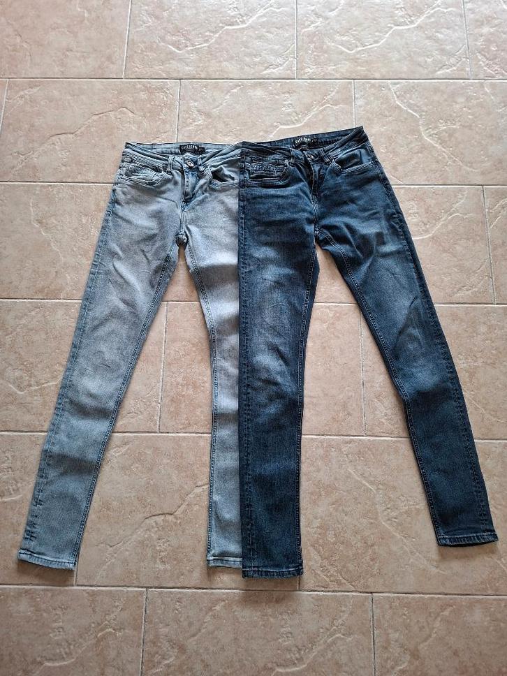 Spijkerbroeken, Kleding | Dames, Broeken en Pantalons, Zo goed als nieuw, Maat 34 (XS) of kleiner, Zwart, Lang, Ophalen