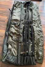 Foudraal met karper hengels, Watersport en Boten, Ophalen, Gebruikt, Complete set