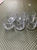 Douwe Egberts Pickwick ,, oude” stijl 6 theeglazen, Gebruikt, Ophalen of Verzenden, Glas, Overige stijlen