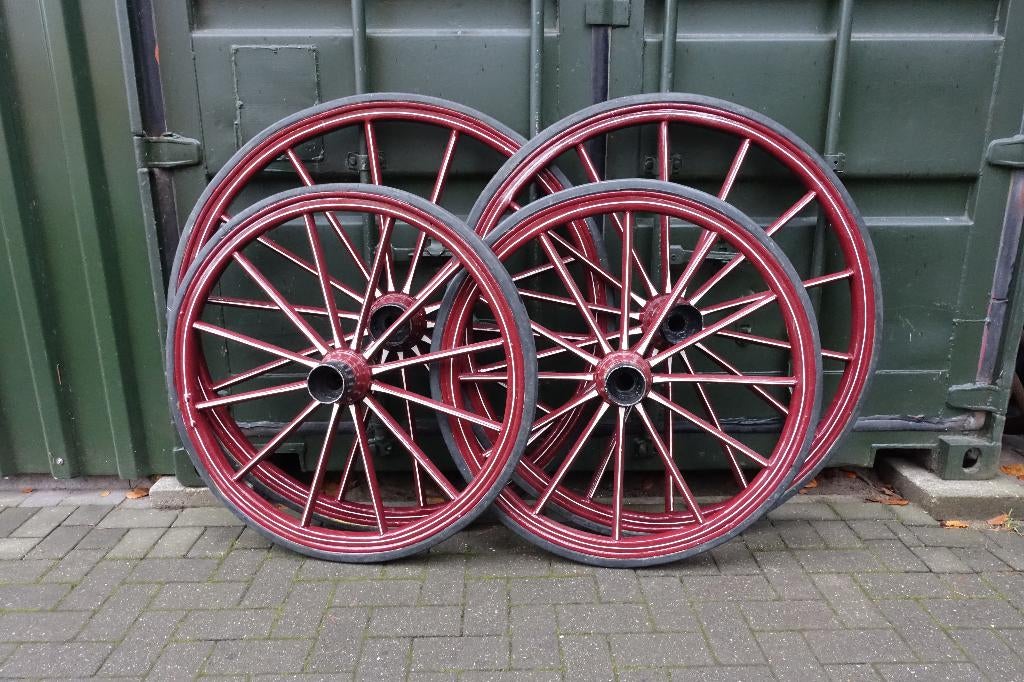 Wagenwiel, set van 4 wielen, ø98 cm en 118 cm, KIJK NU!, Ophalen